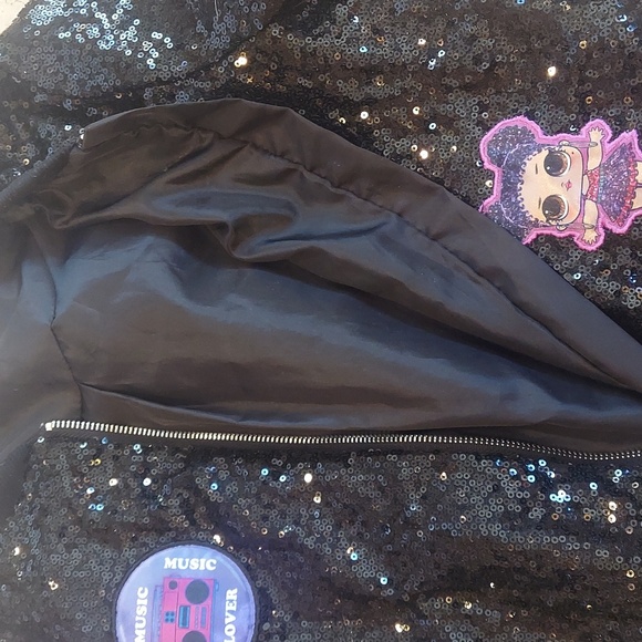 Girls LOL Doll Sequins Jacket Size 7/8 - Picture 7 of 7